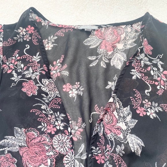 VGT Charlotte Russ Floral Intimates/Sleepwear and Cover-Up M Black - Picture 4 of 8